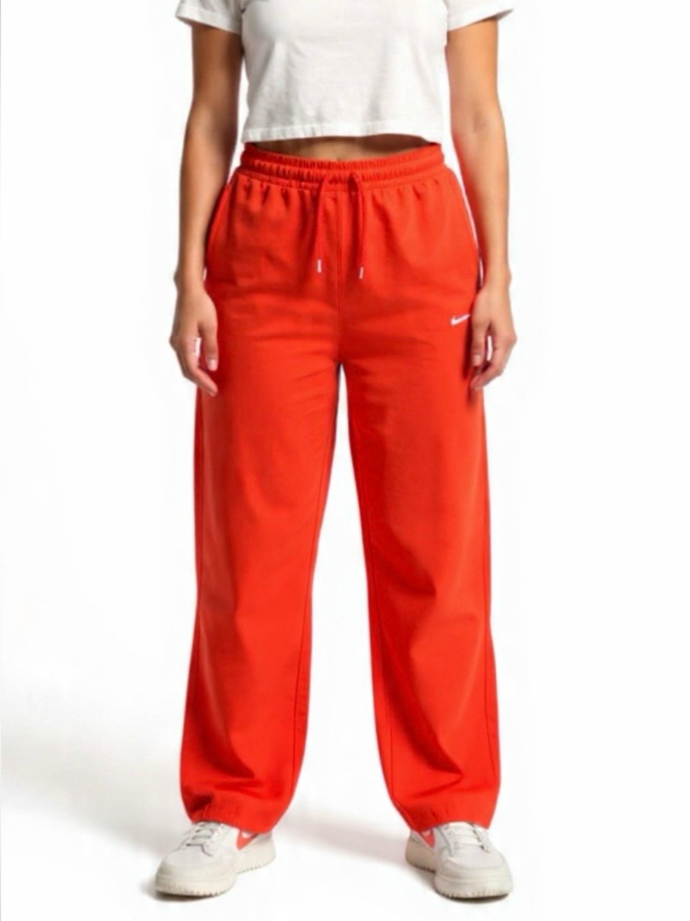 Vintage Nike women’s polyester orange joggers